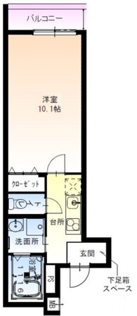 園田駅 徒歩7分 3階の物件間取画像